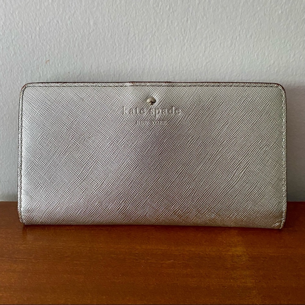 Silver Kate Spade Wallet
